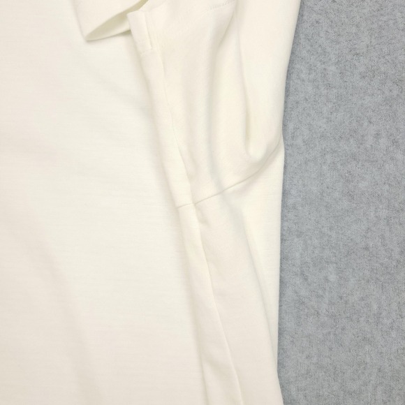 TravisMathew Polo Shirt Mens XL White Gray Dismal River Golf Pima Cotton Stretch - Picture 8 of 16